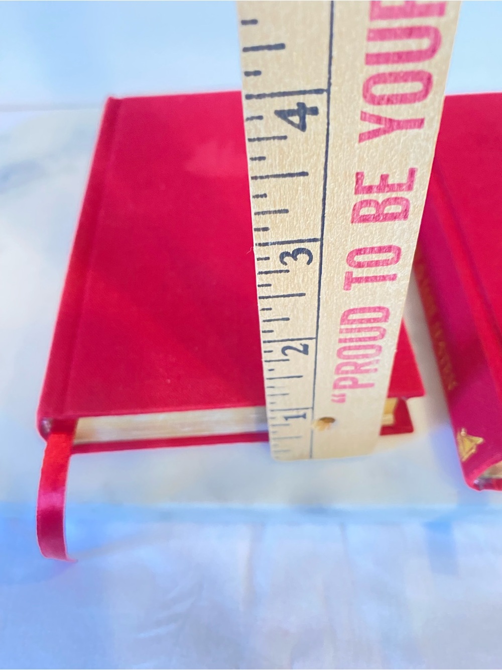 Collectors Library Set Of 2 Brontë Sisters Books Pocket Sized Red Fabric Bound - Picture 15 of 15